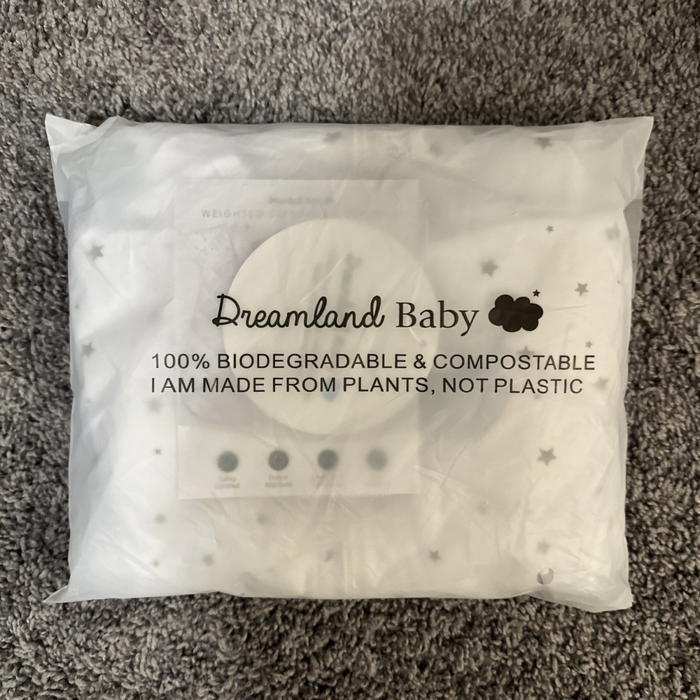 Dreamland Baby Transition Swaddle Sack Baby 3-6M White Star